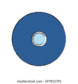 Software cd computer icon vector illustration graphic design