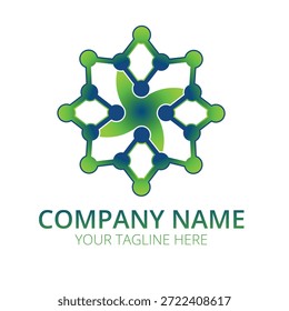 Logotipo, símbolo inspirado en la red neuronal, Gradientes elegantes, modo oscuro, identidad de marca profesional e innovadora