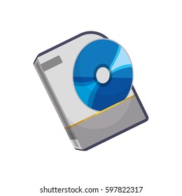 Software computer box icon vector illustration graphic design