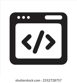 Software developer icon. Programming icon