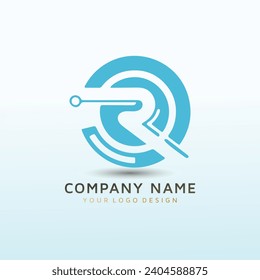 software development agency letter R logo