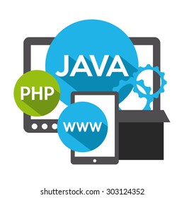 software development design, vector illustration eps10 graphic 