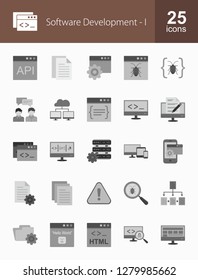 Software Development Flat Icons