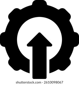 software development glyph icon illustration vector