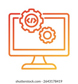 Software Development Icon Element for Design