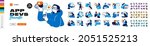 Software Development illustrations. Mega set. Collection of scenes with men and women involved in software or web development. Trendy vector style