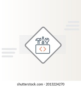 Software Development Kit Icon Vector Design