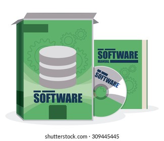Software digital design, vector illustration eps 10.