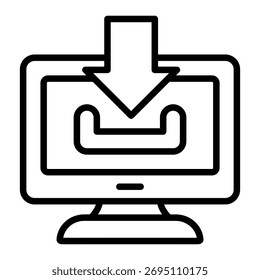 Elemento De Icono De Descarga De Software Para Diseño