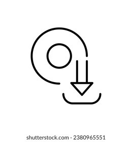 Software download icon vector,Symbol, logo flat trendy style illustration on white background..eps