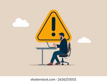 Software engineer working on errors. Open source programming, digital products code. Vector illustration