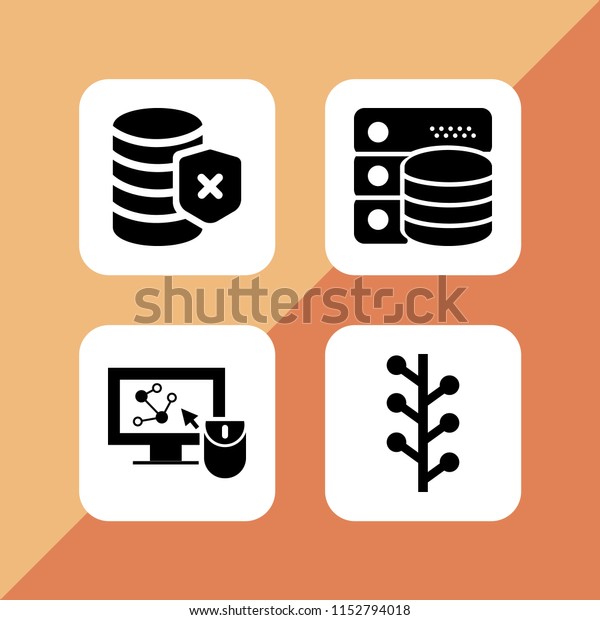 Software Icon 4 Software Set Error: vector de stock (libre de regalías ...