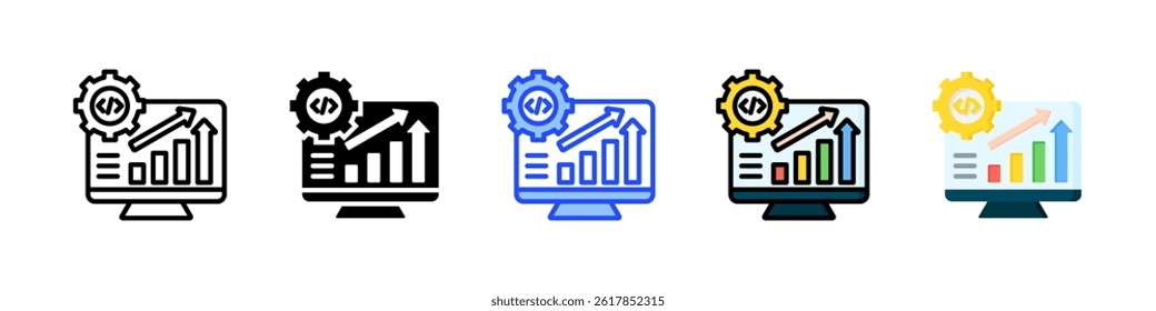Software Icon Collection With Multiple Styles