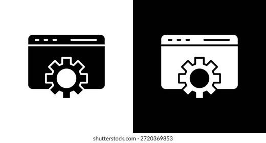 Icono del software, icono del estilo del glifo para el Sitio web o el App móvil