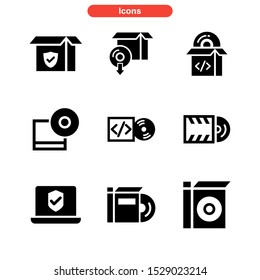 software icon isolated sign symbol vector illustration - Collection of high quality black style vector icons
