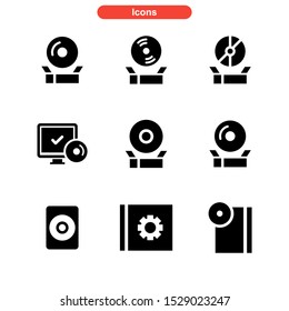 software icon isolated sign symbol vector illustration - Collection of high quality black style vector icons
