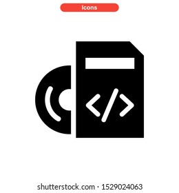 software icon isolated sign symbol vector illustration - high quality black style vector icons

