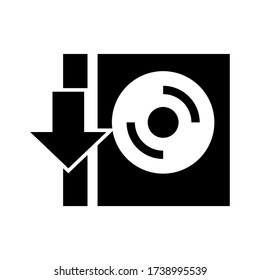 icono de software o logotipo símbolo de signo aislado ilustración vectorial - iconos vectoriales de estilo negro de alta calidad
