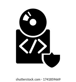 software  icon or logo isolated sign symbol vector illustration - high quality black style vector icons
