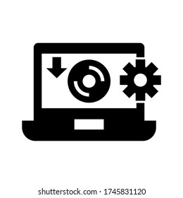 software  icon or logo isolated sign symbol vector illustration - high quality black style vector icons
