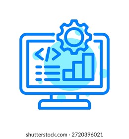 Icono de software en forma de Ilustración vectorial
