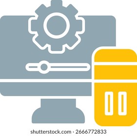 Signo de arte de símbolo de icono de software