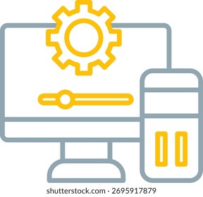 Signo de arte de símbolo de icono de software