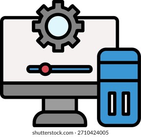 Signo de arte de símbolo de icono de software