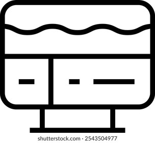 software icon. Thin linear style design isolated on white background