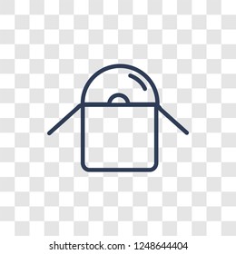 Software icon. Trendy linear Software logo concept on transparent background from Technology collection