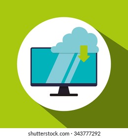 Software icons concept and technology icons design, vector illustration 10 eps graphic.