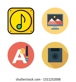 software icons set. vector set about [ iconsRandom:4] icons set.