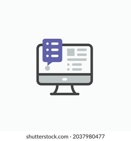 software Line colour icon for business website,apps, and many more