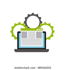 software programming concept icon vector illustration design