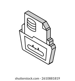 software prototyping isometric icon vector. software prototyping sign. isolated symbol illustration