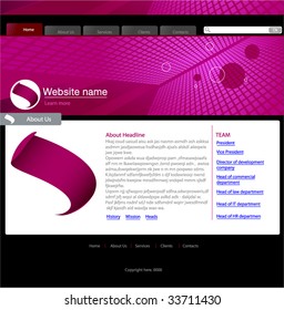 Software Site Template - About Us page #5