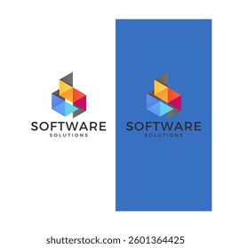 A Software Solutions logo should convey innovation, reliability, and modern technology. Here’s a description for an ideal logo