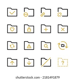 Software system folder Various UI icon sets