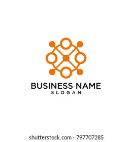 software technology template logo vector