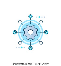 Software Testing Automation Vector Icon