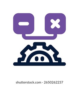 software testing duotone icon. Sleek and modern vector icon for websites, mobile apps, marketing materials, and corporate design. Fully scalable and ready to use.