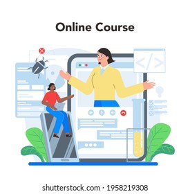 Software testing online service or platform. Application or website