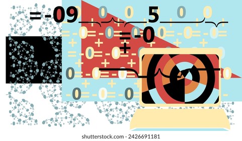 Software testing.Abstract technology concept. Vector illustration.