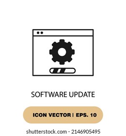 Software Update Icons  Symbol Vector Elements For Infographic Web