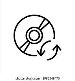 Software update vector icon symbol design