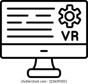 Software vector icon. Can be used for printing, mobile and web applications.