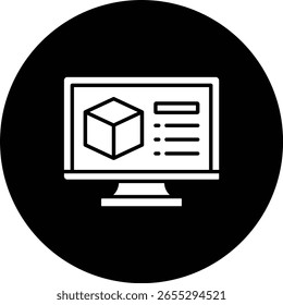 Software vector icon. Can be used for printing, mobile and web applications.