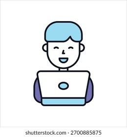 Icono de Vector de software ilustración de stock