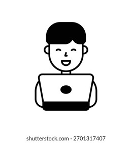 Icono de Vector de software ilustración de stock