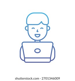 Icono de Vector de software ilustración de stock